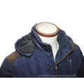 Match Mens Thick Classic Pea Coat Hooded Outdoor Jacket